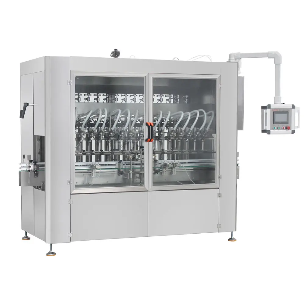 Piston filling machine for thick condiment