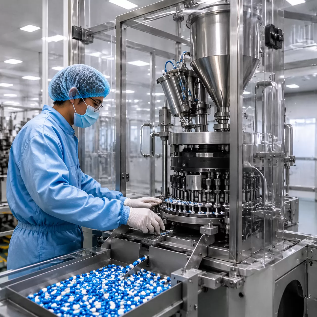 Guía de funcionamiento de la máquina automática de llenado de cápsulas