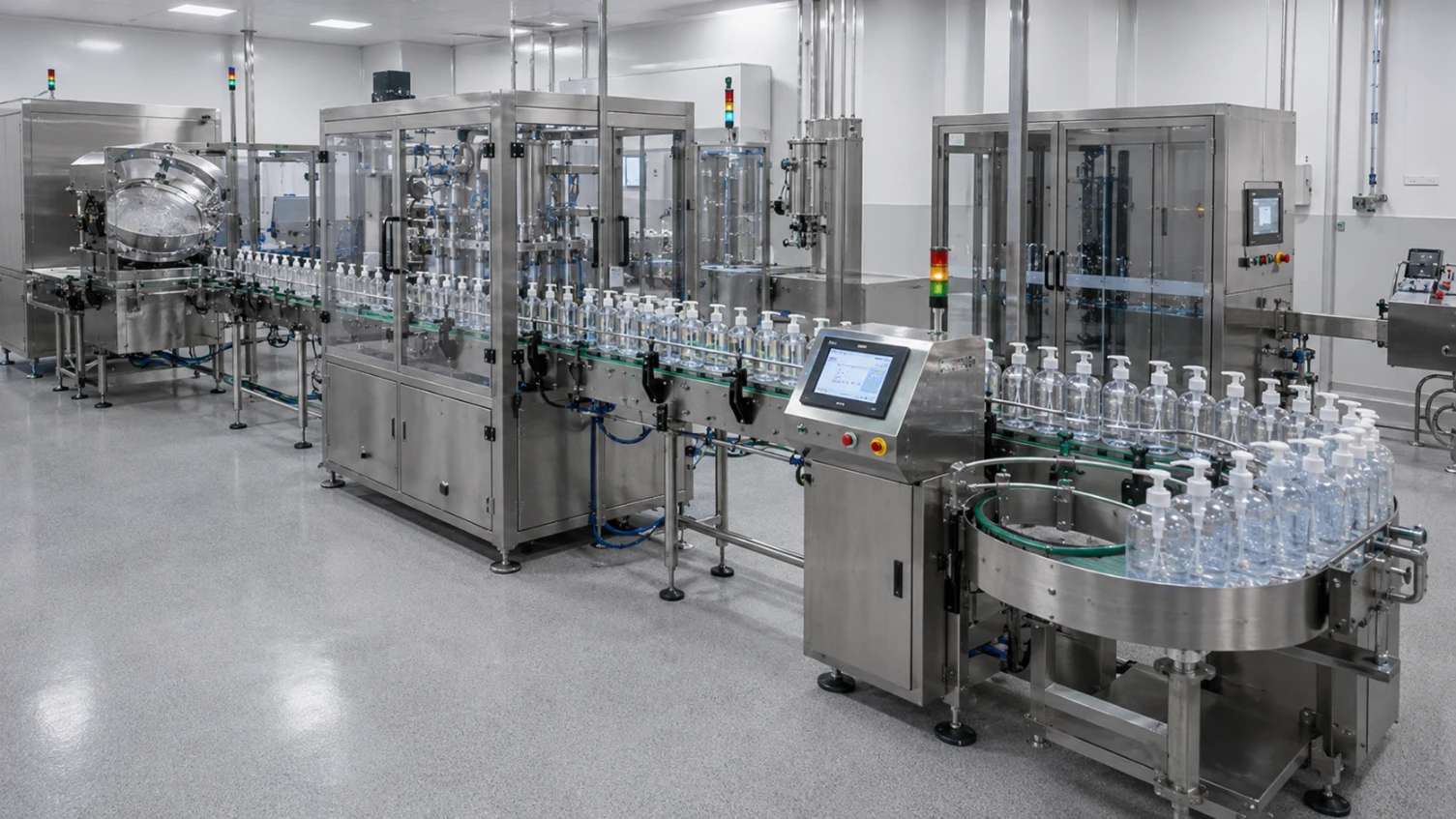 EU hospital supply sanitizer line