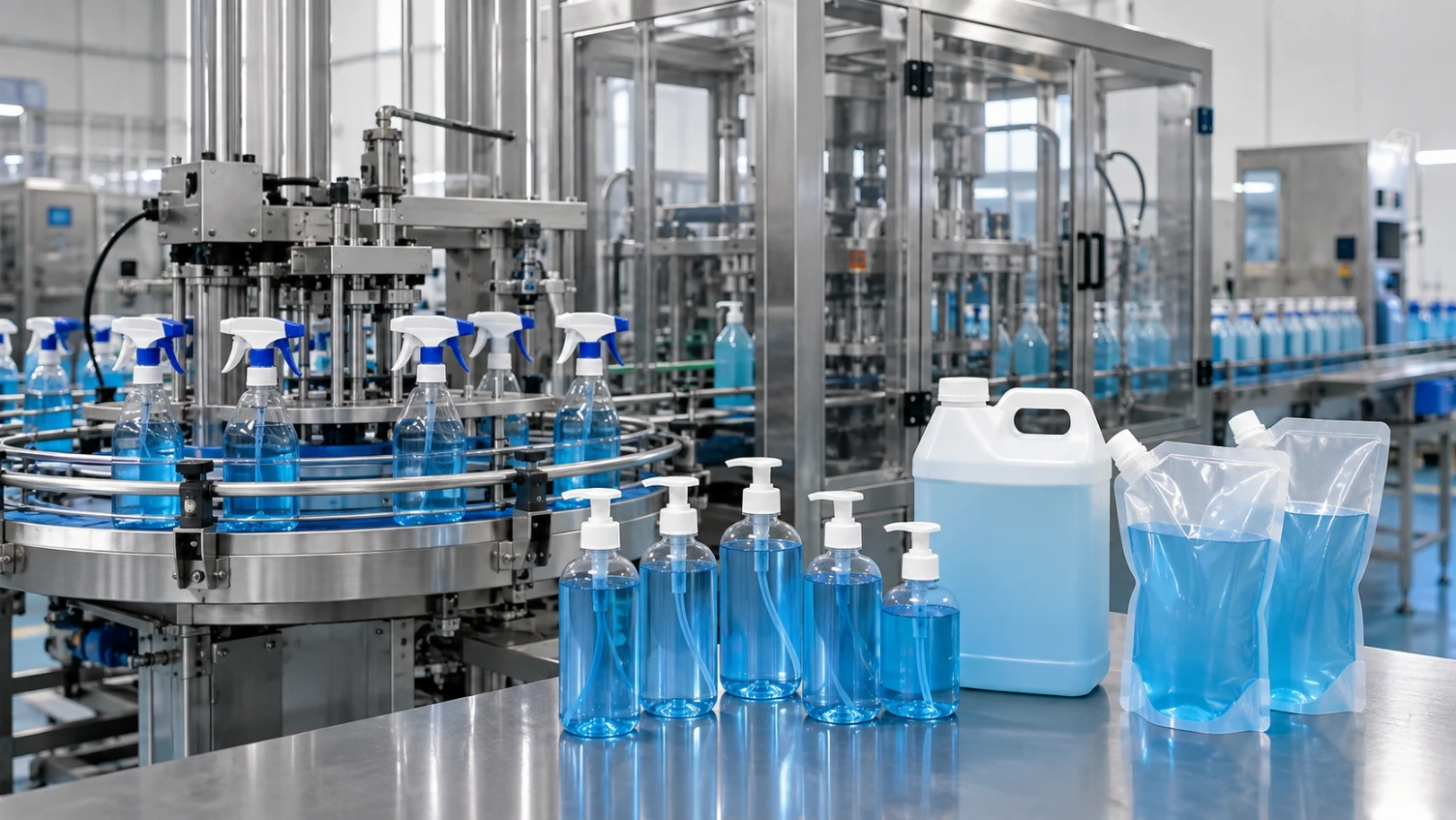 Disinfectant packaging