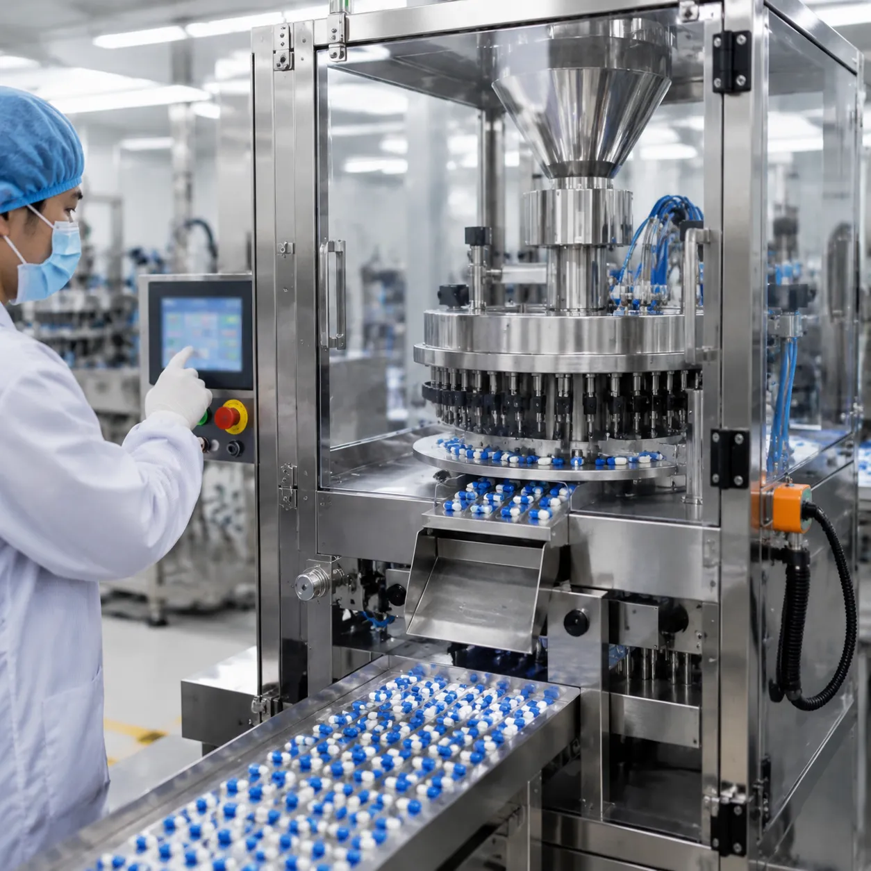 Medicine Capsule Filling Machine Equipment